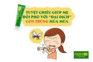 Đối phó với côn trùng vào mùa mưa