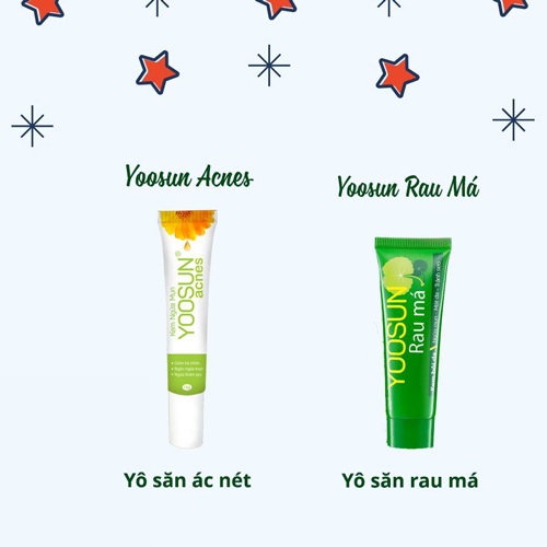 Yoosun rau má và yoosun acnes