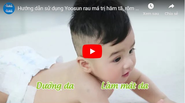 Video kem bôi trị rôm sảy cho trẻ sơ sinh