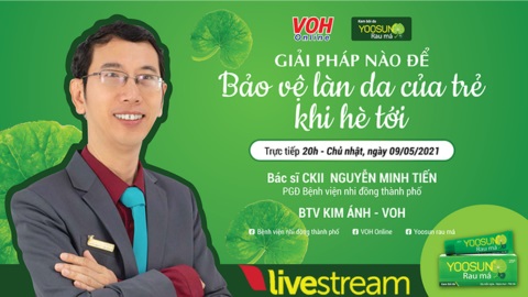 Hình ảnh bác sĩ Nguyễn Minh Tiến chia sẻ về kem rau má