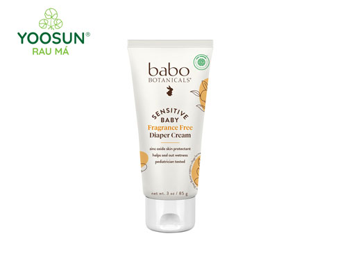 Kem hăm tã babo botanicals sensitive baby fragrance free