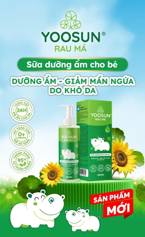 Banner sữa dưỡng ẩm Yoosun rau má mobile