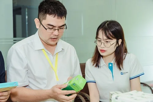 Quy trình sản xuất sản phẩm Yoosun Rau má 