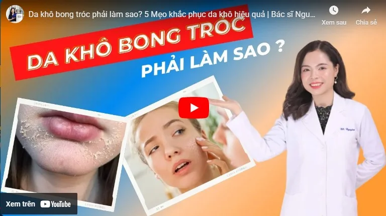 Video da bị khô nên đắp mặt nạ gì