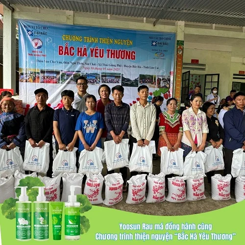 Bắc Hà yêu thương - nhãn hàng Yoosun Rau má