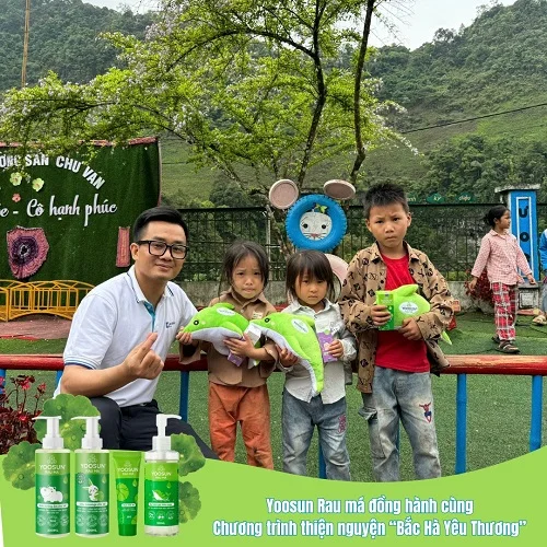 Chương trình thiện nguyện của Yoosun Rau má