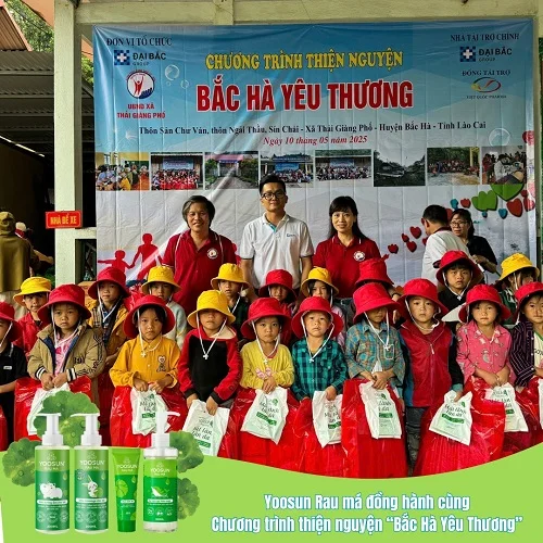 Chương trình yoosun rau má thiện nguyện