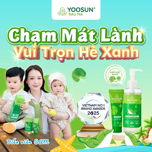 Diễn viên Sam phản hồi sản phẩm Yoosun Rau má