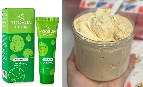 Kem  bôi da Yoosun Rau má có phải kem trộn không?