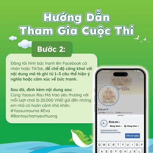 Sản phẩm Yoosun Rau má tài trợ game