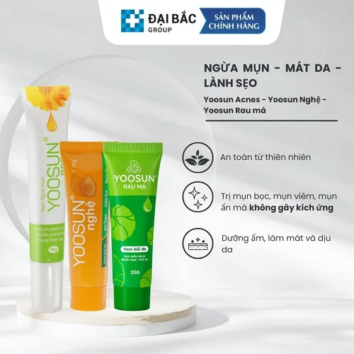 yoosun rau má có trị mụn được không