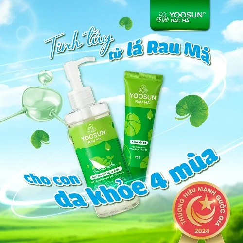 Yoosun Rau má dưỡng ẩm được không