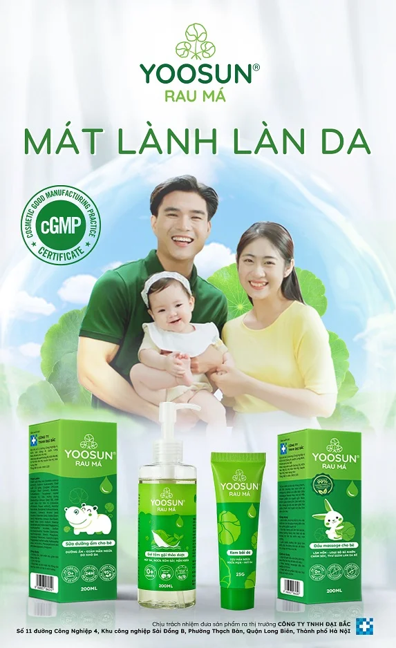 Banner nhãn hàng Yoosun Rau má mobile