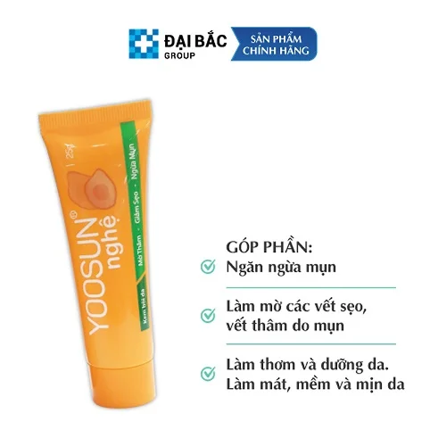 Kem bôi da yoosun nghệ hay rau má tốt hơn