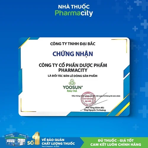 pharmacity yoosun rau má