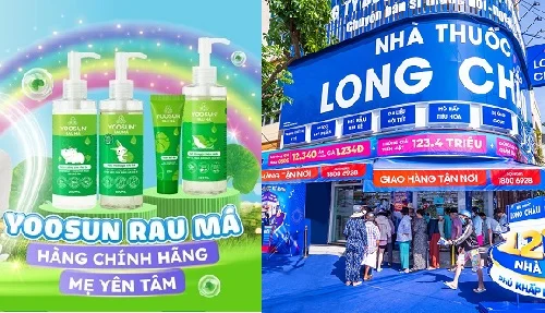 Bộ Yoosun Rau má ở Nhà thuốc Long Châu có không? Giá và cách mua