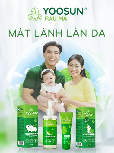 banner nhãn hàng Yoosun Rau má