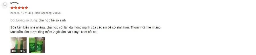 Gel tắm Yoosun Rau má có tốt không