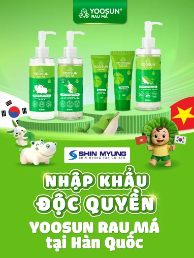 Yoosun Rau má xuất khẩu sang hàn