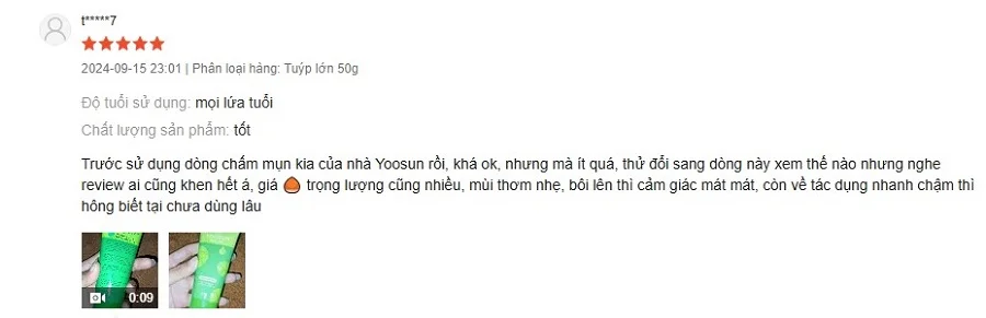 Liệu kem bôi yoosun rau má có trị mụn đầu đen không kem bôi yoosun rau má có trị mụn đầu đen không