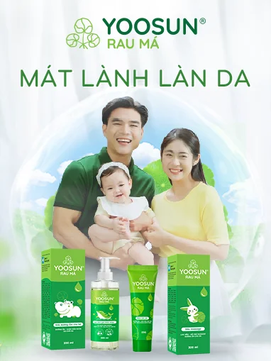 banner nhãn hàng Yoosun Rau má mobile