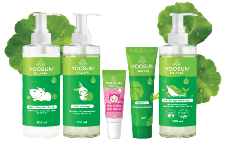 Bộ sản phẩm nhà Yoosun Rau má