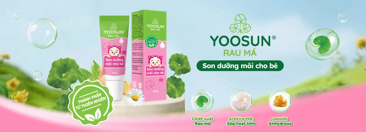 Son dưỡng môi cho bé Yoosun Rau má trên PC
