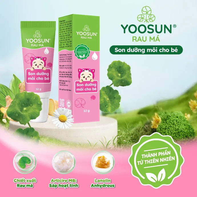 Son dưỡng môi cho bé Yoosun Rau má trên PC