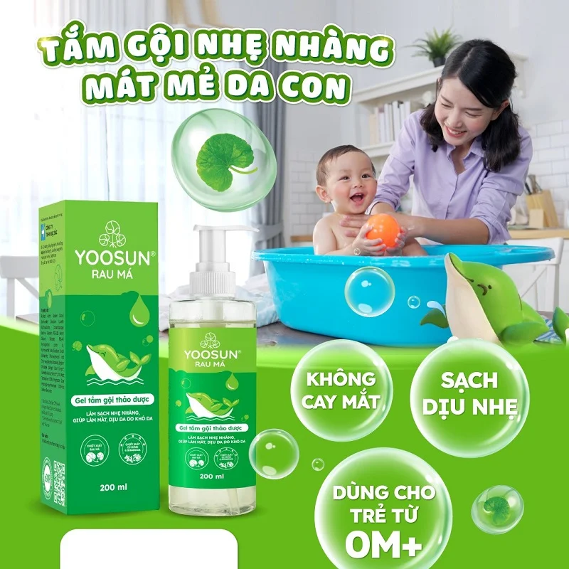 Tắm xuyên tâm liên cho bé có nên dùng thường xuyên không Tắm xuyên tâm liên cho bé