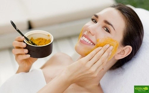 Cách trị thâm mụn bằng bột nghệ