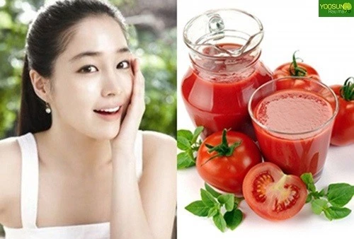 Cách trị thâm mụn bằng cà chua