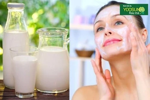Cách trị thâm mụn bằng sữa tươi không đường