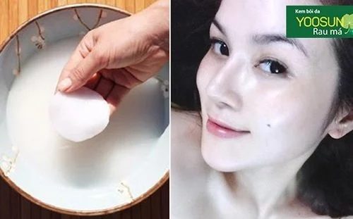 Điều trị thâm mụn bằng nước vo gạo