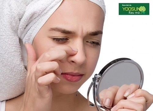 nổi mụn trên mũi là mụn gì