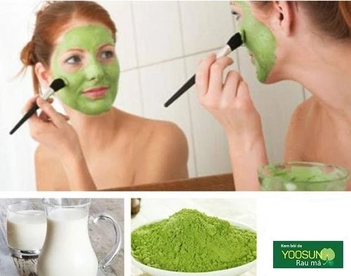 Mặt nạ bột đậu xanh và sữa tươi