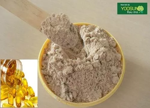 Mặt nạ cám gạo vitamin e