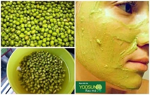 Mặt nạ đậu xanh trị mụn làm trắng da