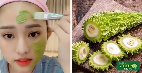 Mặt nạ khổ qua rừng trị mụn trứng cá Mặt nạ khổ qua rừng trị mụn