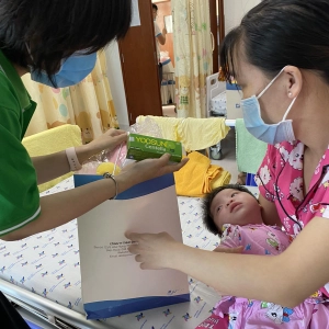 Hình ảnh nhãn hàng rau má tặng quà
