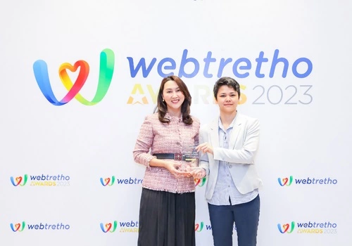 Yoosun Rau má nhận danh hiệu ‘Cộng đồng tin chọn’ tại Webtretho AWARDS 2023