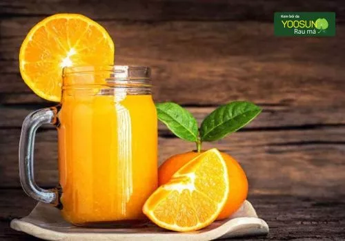 Bị thủy đậu có uống nước cam được không